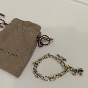 David Yurman Bow charm bracelet